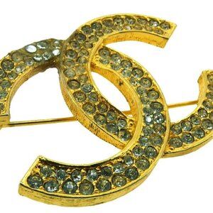 CHANEL Brooch gold Women Authentic secondhand